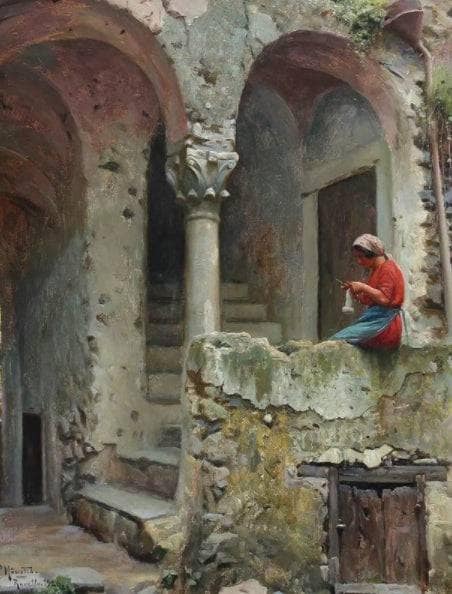 Ravello by Peder Mørk Mønsted — Oil Painting Reproduction