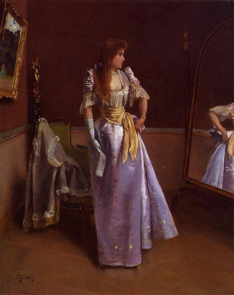 Ready for the Ball by Alfred Stevens — Oil Painting Reproduction