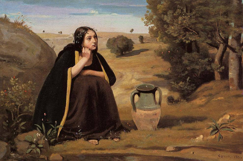 Rebecca by Camille Corot — Oil Painting Reproduction