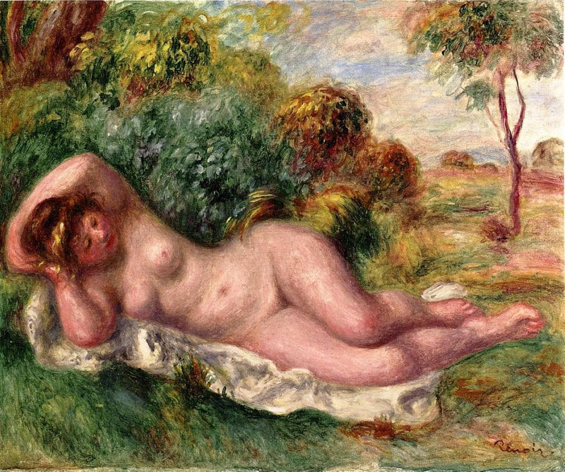 Reclining Nude (The Baker's Wife) by Pierre-Auguste Renoir — Oil Painting Reproduction
