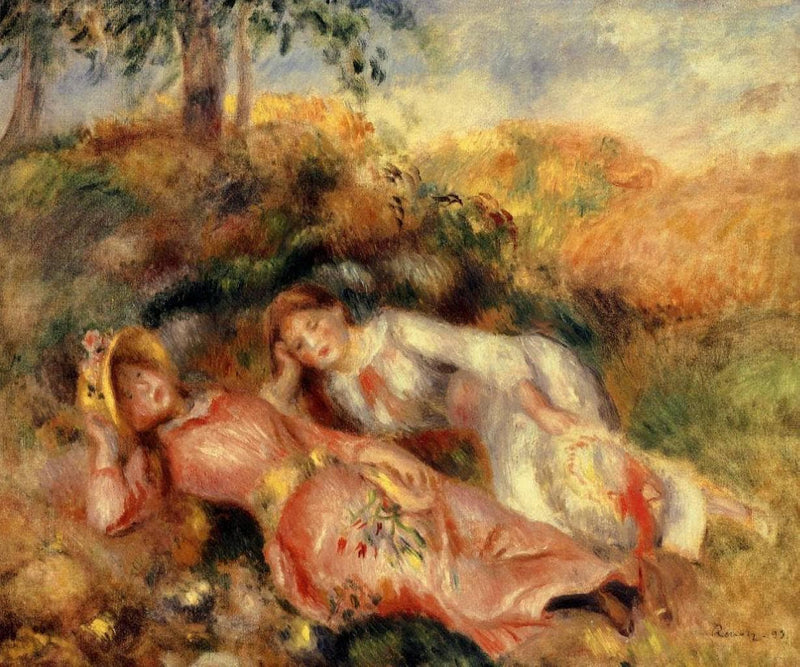 Reclining Women by Pierre-Auguste Renoir — Oil Painting Reproduction