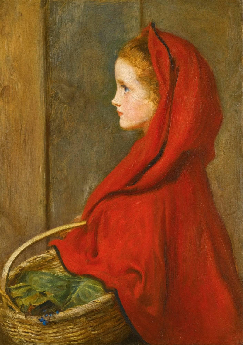 Red Riding Hood by John Everett Millais — Oil Painting Reproduction