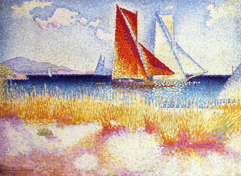 Regatta by Henri-Edmond Cross — Oil Painting Reproduction