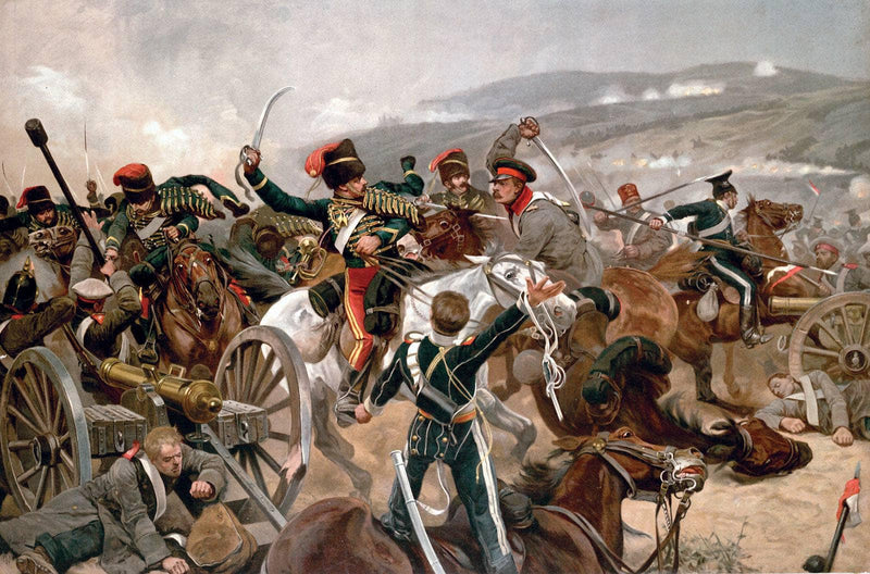 Relief of the Light Brigade.png by Richard Caton Woodville Jr. — Oil Painting Reproduction
