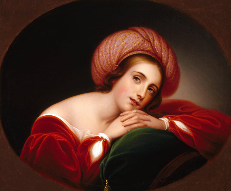 Idealized Portrait by Rembrandt Peale — Oil Painting Reproduction