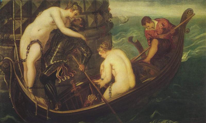 Rescue of Arsinoe by Tintoretto — Oil Painting Reproduction