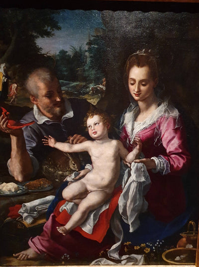 Rest on the Flight to Egypt in study
