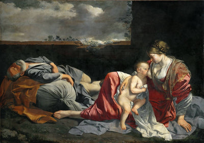 Rest on the Flight to Egypt in home office