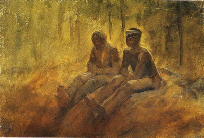 Resting Vagabonds in entryway