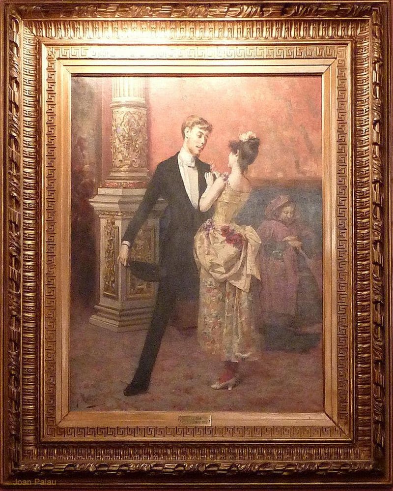 Restroom of the Gran Teatre del Liceu by Francesc Masriera — Oil Painting Reproduction