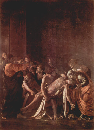 Resurrection of Lazarus in entryway