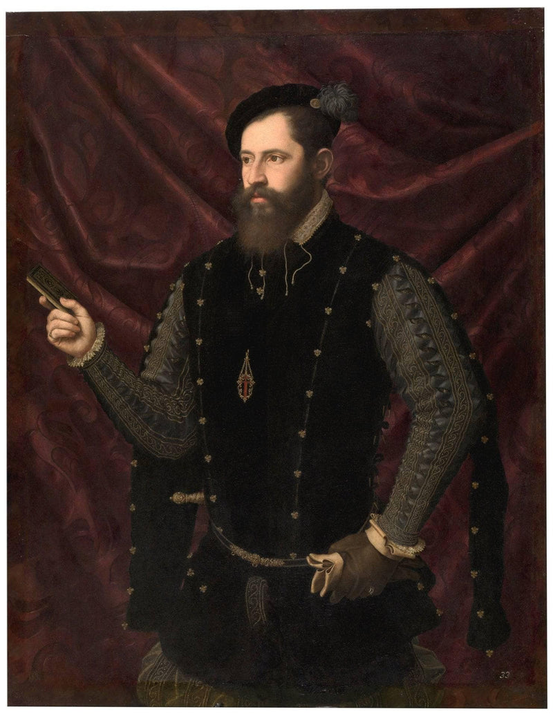 Retrato De Un Caballero Santiaguista by Vicente Juan Masip — Oil Painting Reproduction