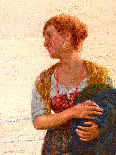 Returning home by Pasquale Celommi — Oil Painting Reproduction