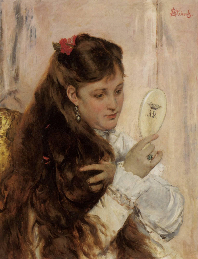 Reveil by Alfred Stevens — Oil Painting Reproduction