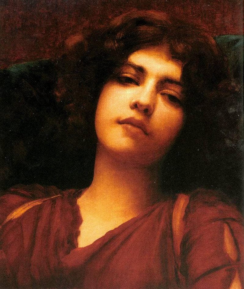 Reverie (Study) by John William Godward — Oil Painting Reproduction