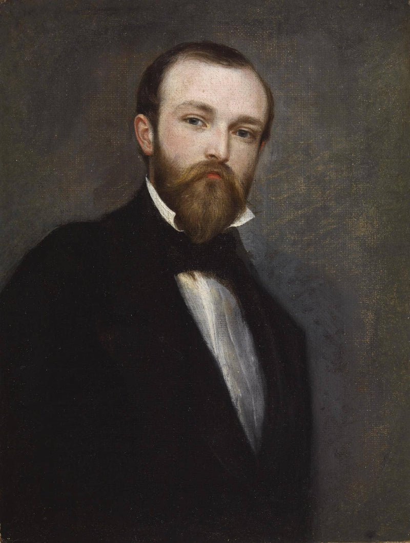 Self-Portrait by Richard Caton Woodville Sr. — Oil Painting Reproduction