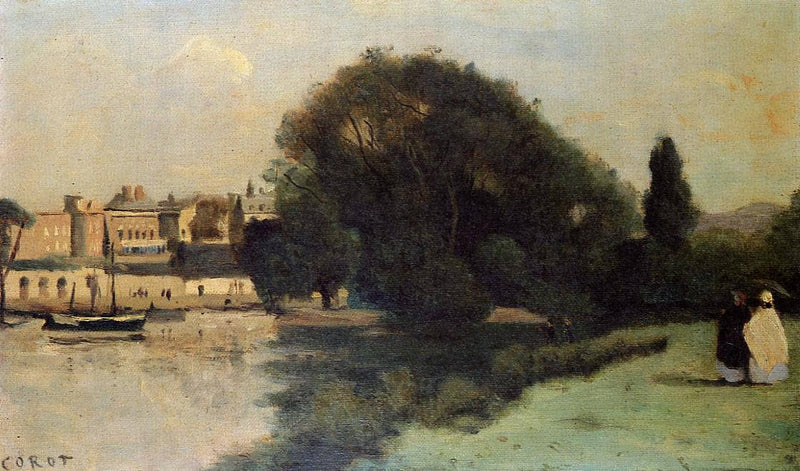 Richmond, near London by Camille Corot — Oil Painting Reproduction