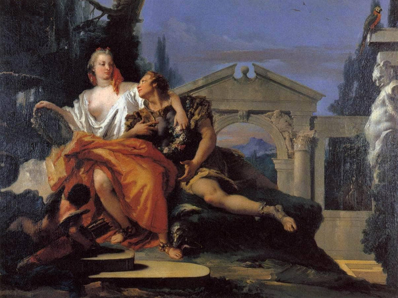 Rinaldo and Armida by Giovanni Battista Tiepolo — Oil Painting Reproduction