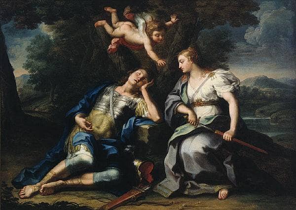 Rinaldo and Armida by Sebastiano Conca — Oil Painting Reproduction