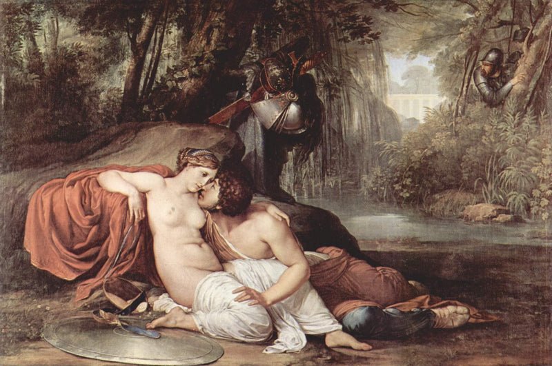Rinaldo and Armida by Francesco Hayez — Oil Painting Reproduction