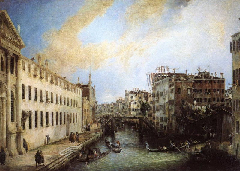 Rio dei Mendicanti by Canaletto — Oil Painting Reproduction