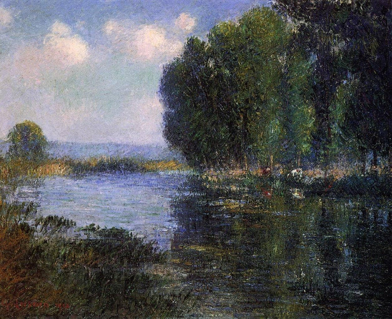 River Bend in Normandy by Gustave Loiseau — Oil Painting Reproduction