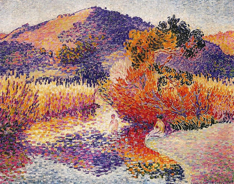 River in Saint-Clair by Henri-Edmond Cross — Oil Painting Reproduction