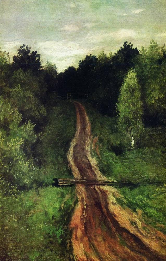 Road by Isaac Levitan — Oil Painting Reproduction