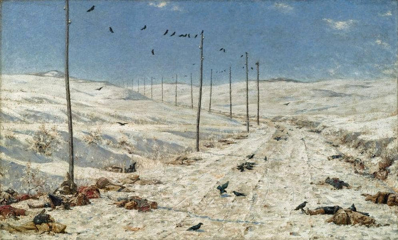 Road of the War Prisoners by Vasily Vereshchagin, Oil Painting Reproduction