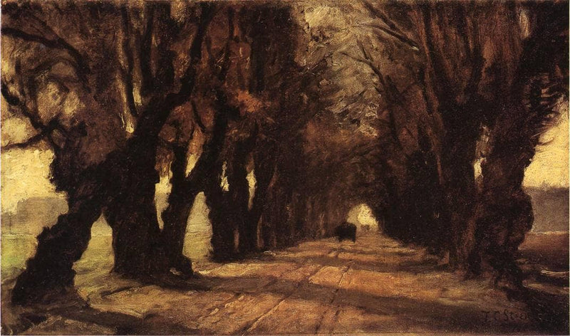 Road to Schleissheim by T. C. Steele — Oil Painting Reproduction