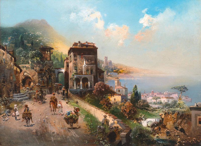 Porto Venere, Liguria, province La Spezia by Robert Alott — Oil Painting Reproduction