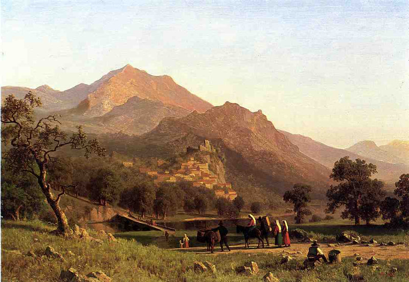 Rocca de Secca by Albert Bierstadt — Oil Painting Reproduction