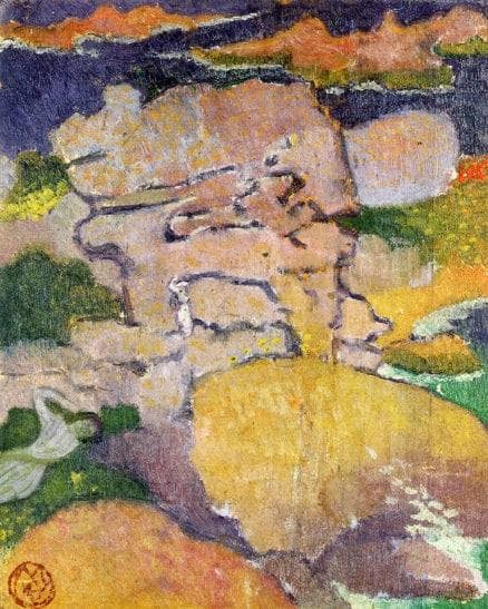 Rocks at Pouldu by Maurice Denis — Oil Painting Reproduction