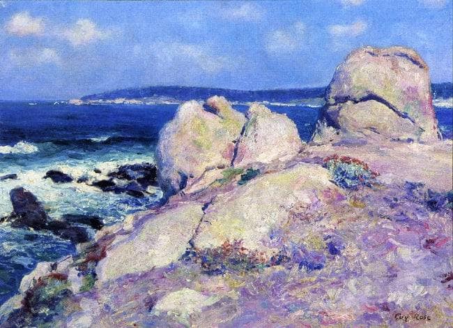 Rocks Point Reamer by Guy Rose — Oil Painting Reproduction
