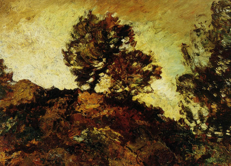 Rocky Landscape by Adolphe Joseph Thomas Monticelli — Oil Painting Reproduction