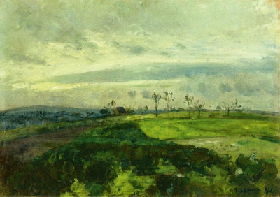 Rolling Landscape in Winter in home office