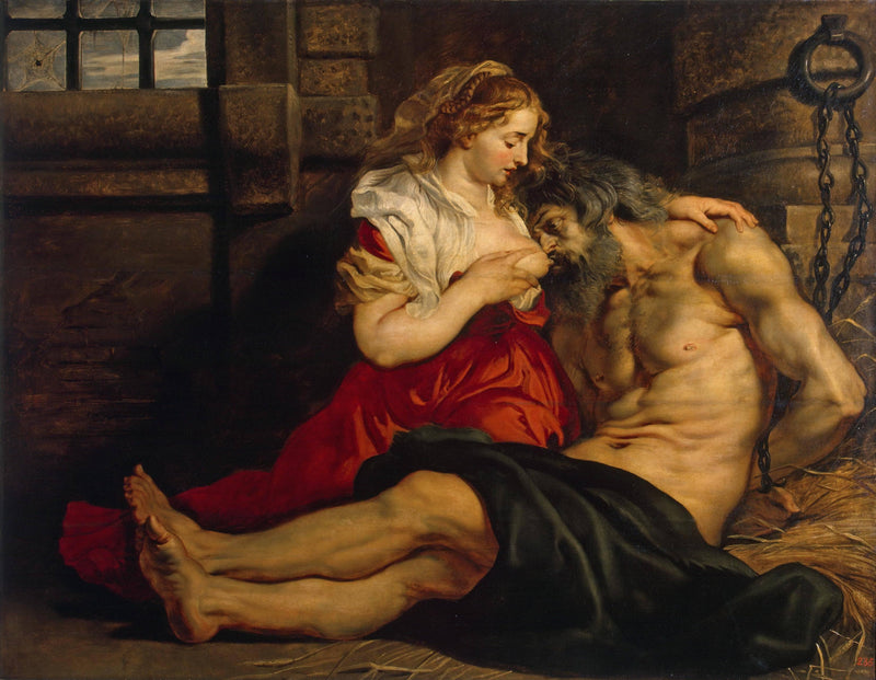 Roman Charity by Peter Paul Rubens — Oil Painting Reproduction