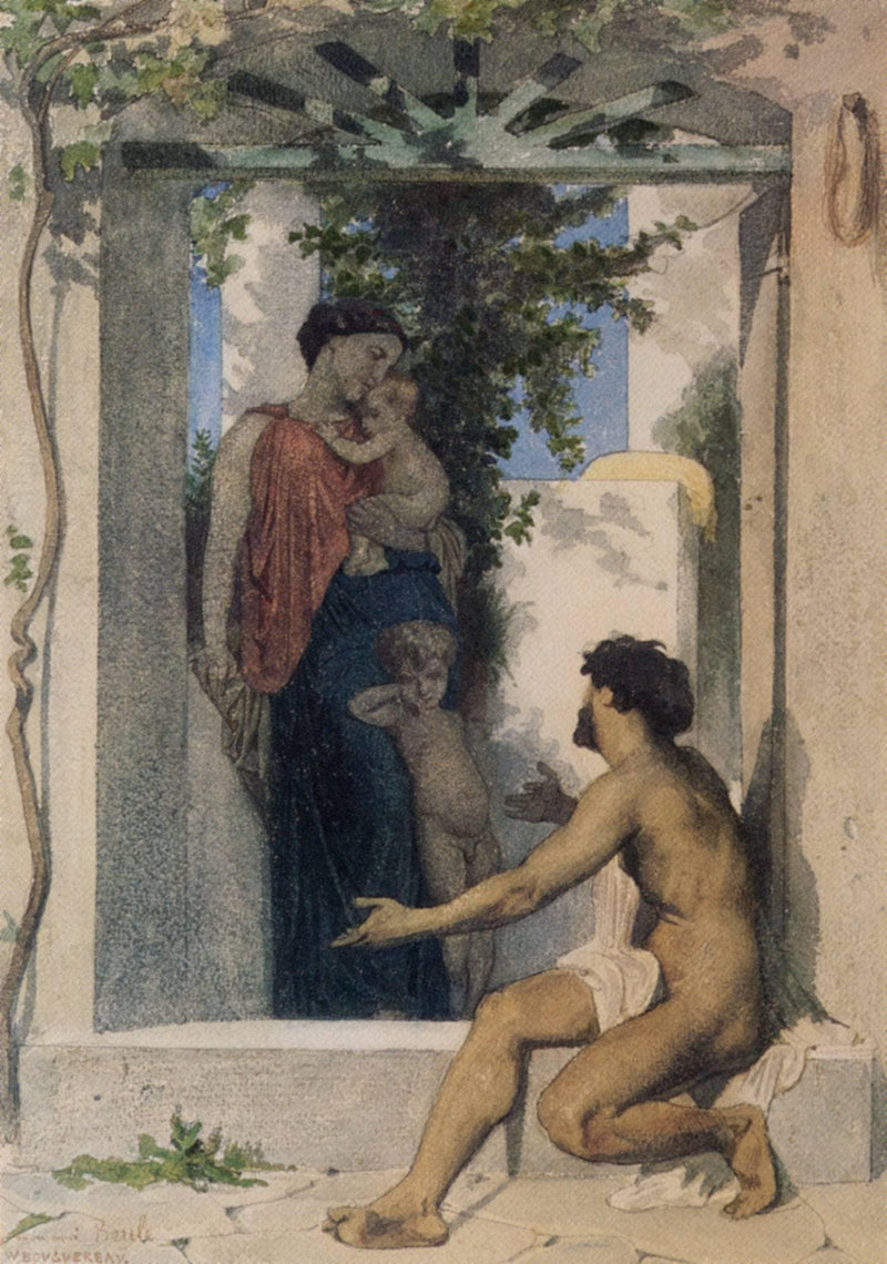Roman Charity by William-Adolphe Bouguereau — Oil Painting Reproduction