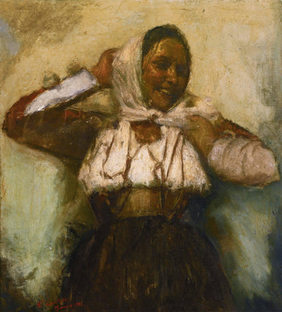 Young Girl in home office