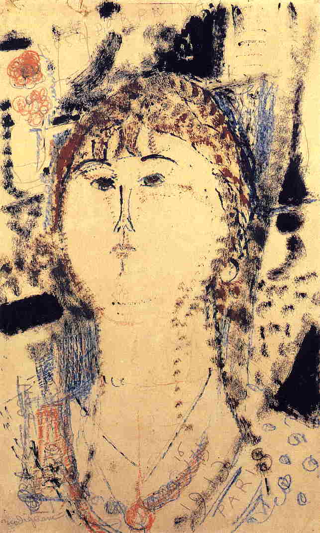 Rosa Porprina by Amedeo Modigliani — Oil Painting Reproduction