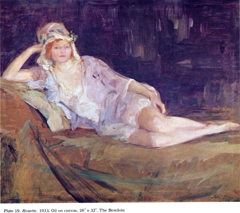 Rosette by John French Sloan — Oil Painting Reproduction