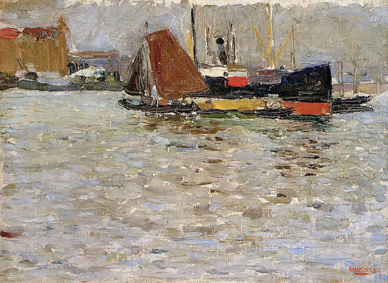 Rotterdam sun by Wassily Kandinsky — Oil Painting Reproduction