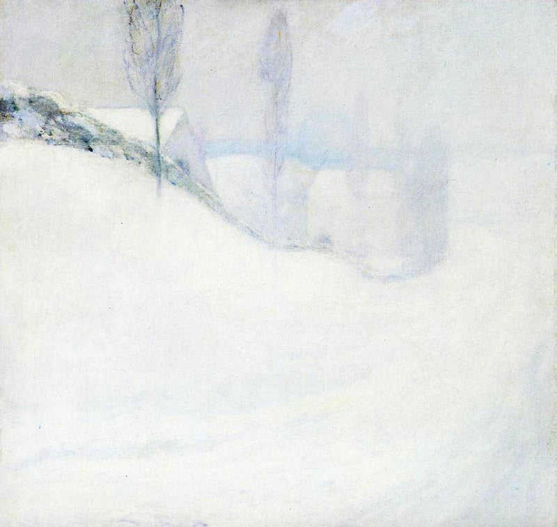 Round Hill Road by John Henry Twachtman — Oil Painting Reproduction