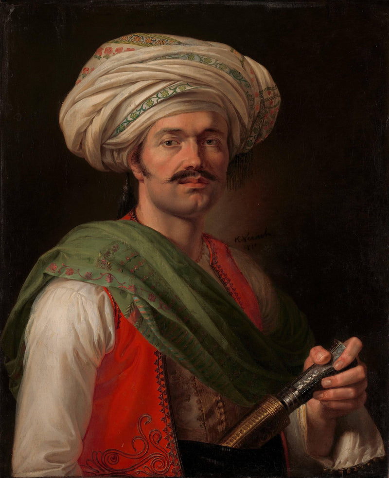 Roustam Raza, the mamluck of Napoleon by Horace Vernet — Oil Painting Reproduction