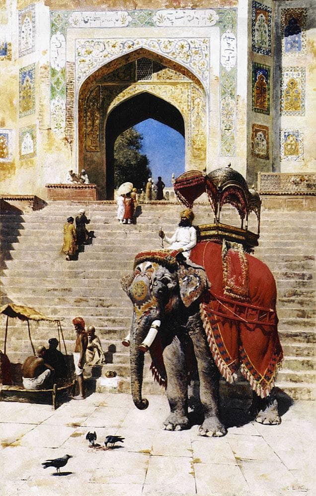 Royal Elephant by Rudolf Ernst — Oil Painting Reproduction