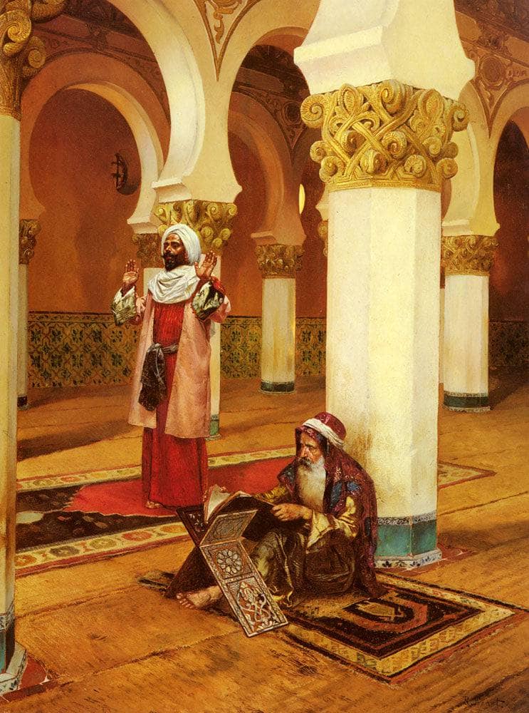 Evening Prayer by Rudolf Ernst — Oil Painting Reproduction