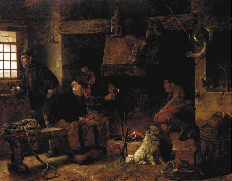 Waiting for supper by Rudolf Jordan — Oil Painting Reproduction
