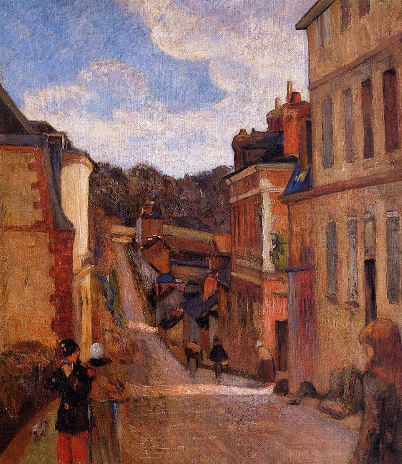 Rue Jouvenet, Rouen by Paul Gauguin — Oil Painting Reproduction