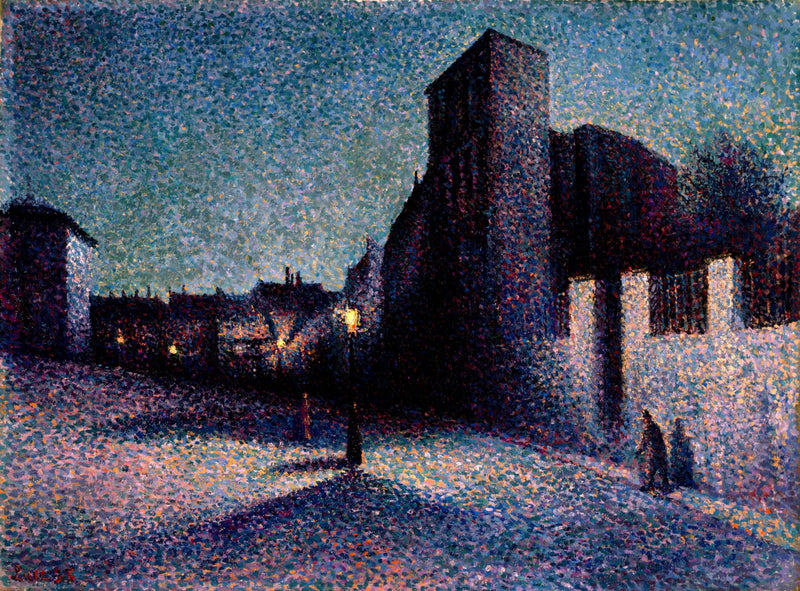 Rue Ravignan, Paris by Maximilien Luce — Oil Painting Reproduction
