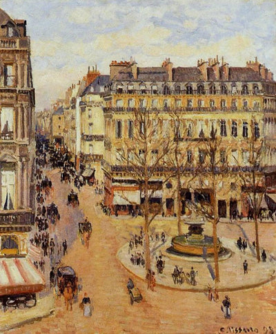 Rue Saint Honore Morning Sun Effect, Place du Theatre Francais in home office